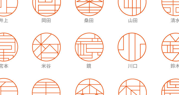 「漢字線條幾何化」的印鑑美學設計