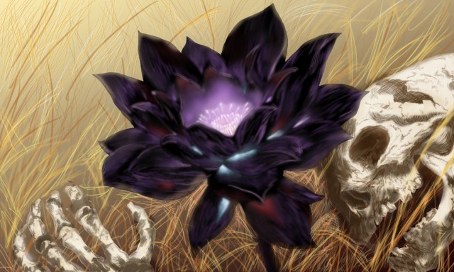 好一朵美麗的黑蓮花…380 萬的紙