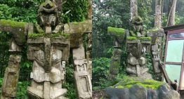 印尼森林中發現百年前的鋼彈石像？這倒底是…